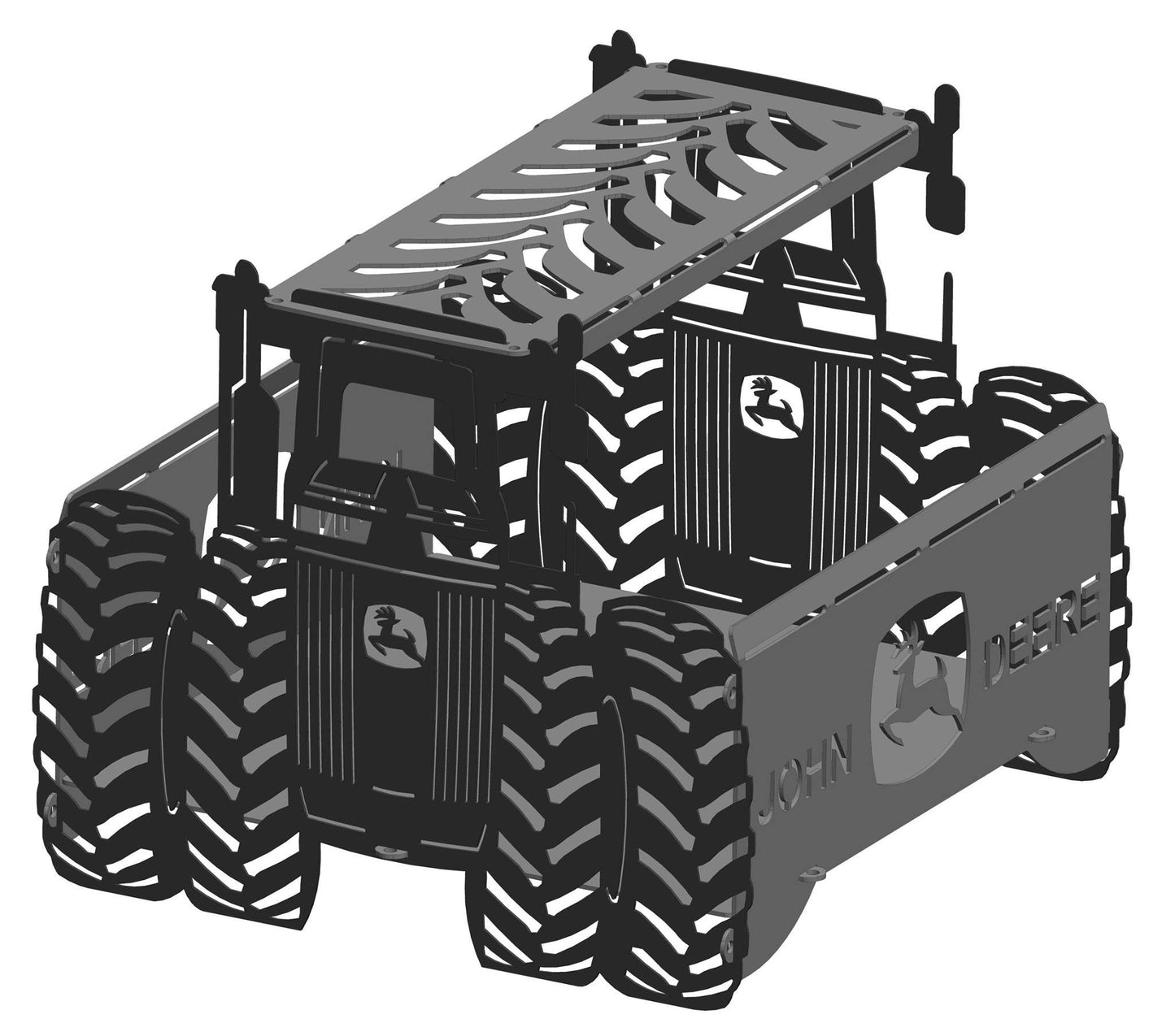 Fire Pit - 4 Sided Collapsible Tractors